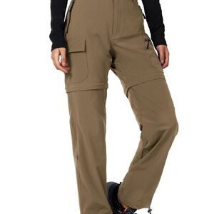 The North Face Women’s Khaki Cargo Pants Zip-offs